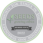 SEEDS seal representing ethical standards in egg donation and surrogacy
